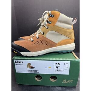 DANNER® INQUIRE MID WOMEN'S SIZE 10 GOLDEN OAK/SAGEBRUSH LIFESTYLE BOOTS 64533